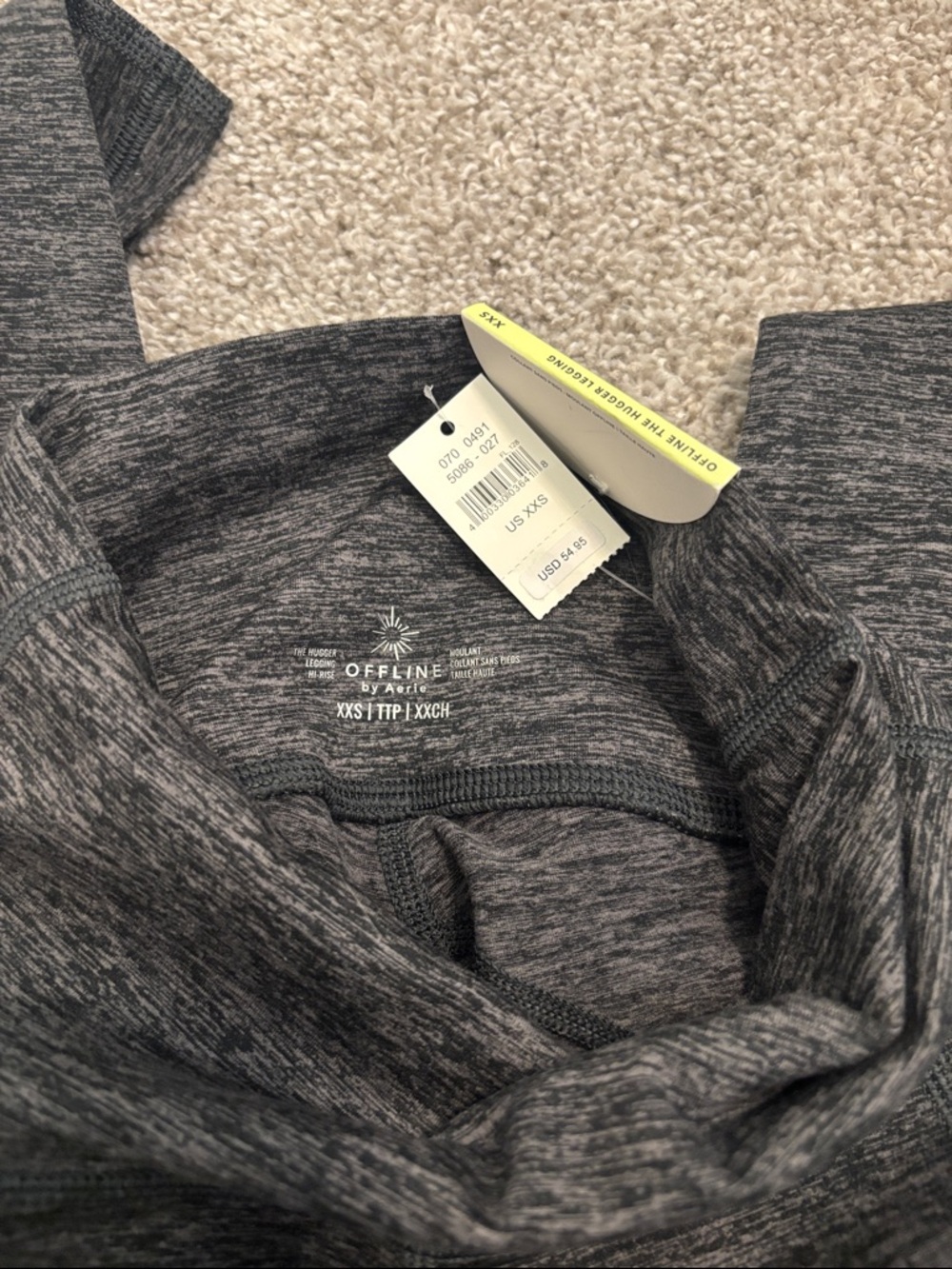 Offline Aerie Heathered Gray Leggings - Picture 4 of 4